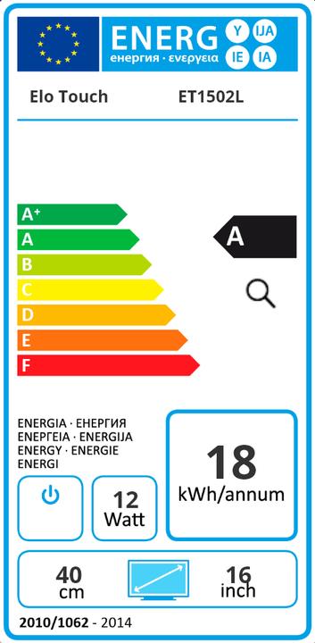 Label énergétique ēlo 1502L (1366 x 768 pixels, 15.60")