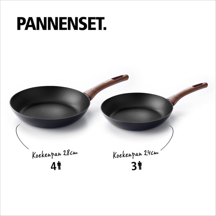 Image du produit Brabantia R-Cycle Jeu de pots à cookie 24 + 28 cm (Poêle à frire)