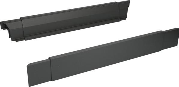 Servetto Auszugsrahmen Vorder-/Rückseitenprofil Papillon 560 - 800 mm anthrazit (1 Stk.)