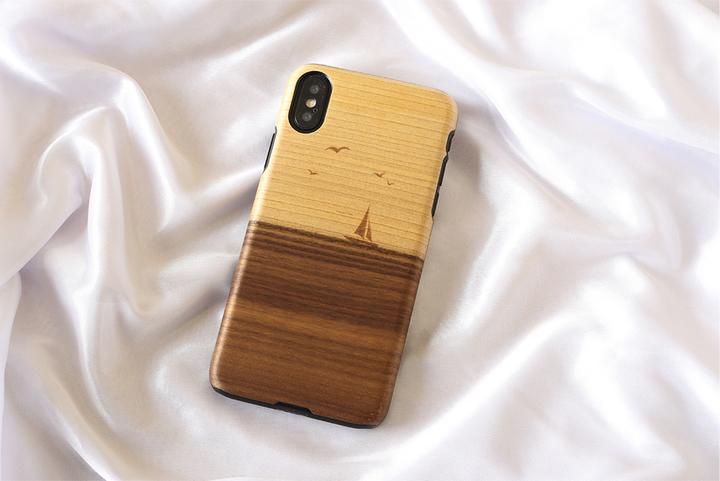 Actual product image Man&Wood SmartPhone case iPhone X/XS mare black (Apple iPhone X, Apple iPhone XS)