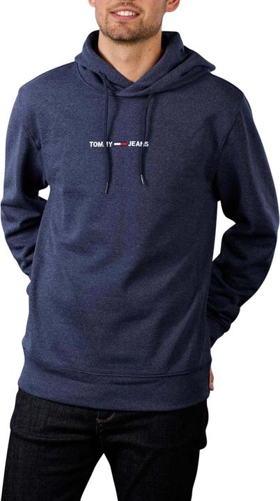 Actual product image Tommy Hilfiger Tommy Jeans Straight Logo Hoodie twilight navy (S)