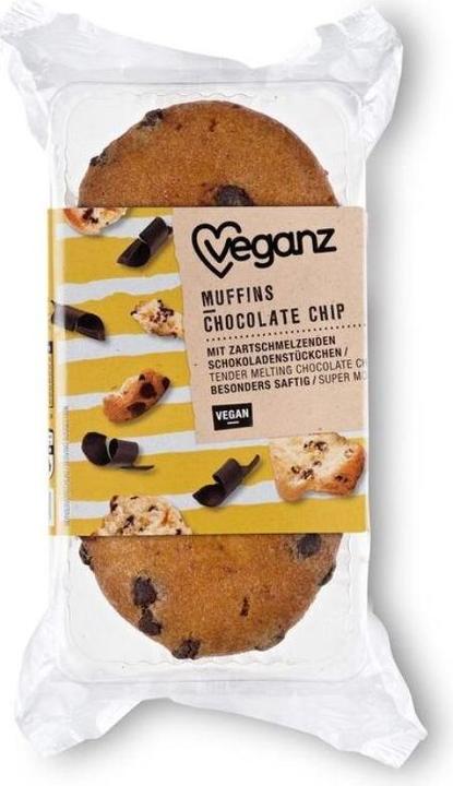 Produktbild Veganz Muffins Chocolate Chip (1 Stk., 150 g)