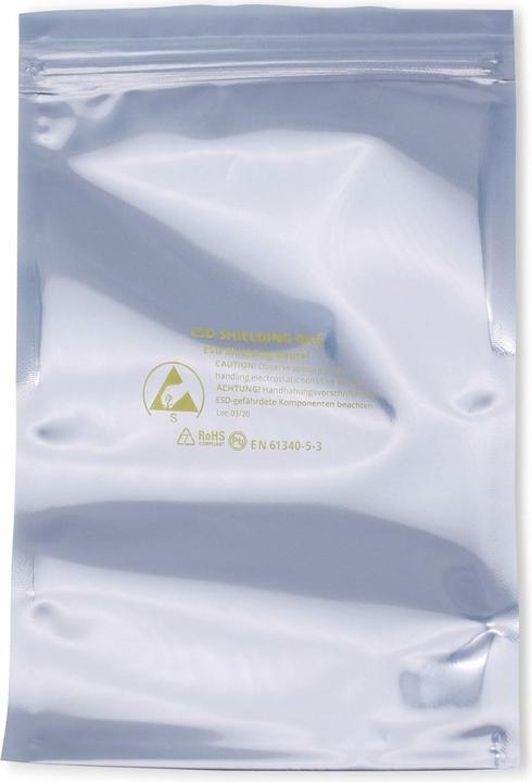 Quadrios ESD-Beutel (L x B) 127 mm x 203 mm abschirmend ESD-Kennbuchstabe S 1 (10 Stück)