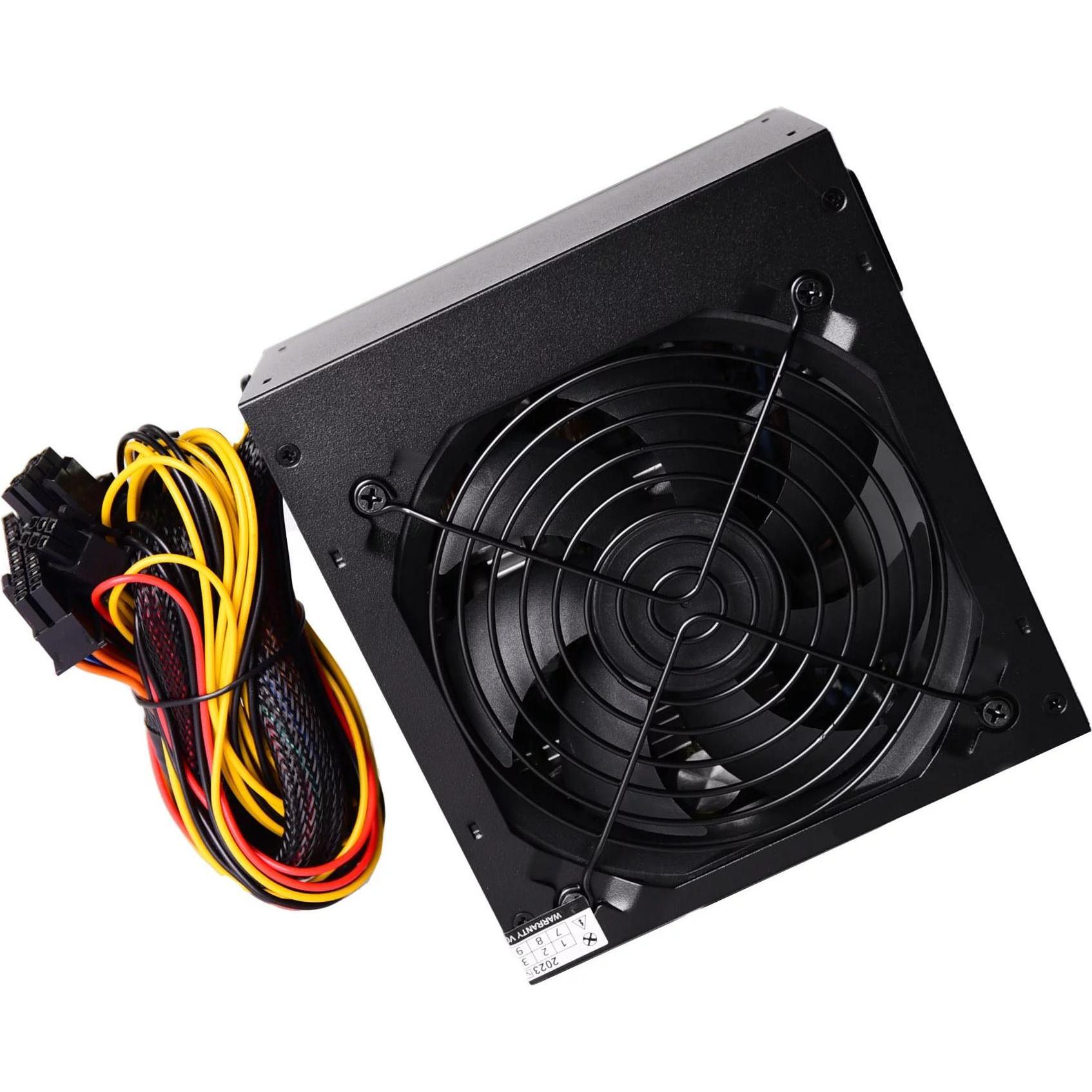 ADJ ALIMENTATORE 230W REAL POWER 20+4PIN 3*SATA 1*PATA FAN 12CM (230 W), Alimentatore PC, Nero