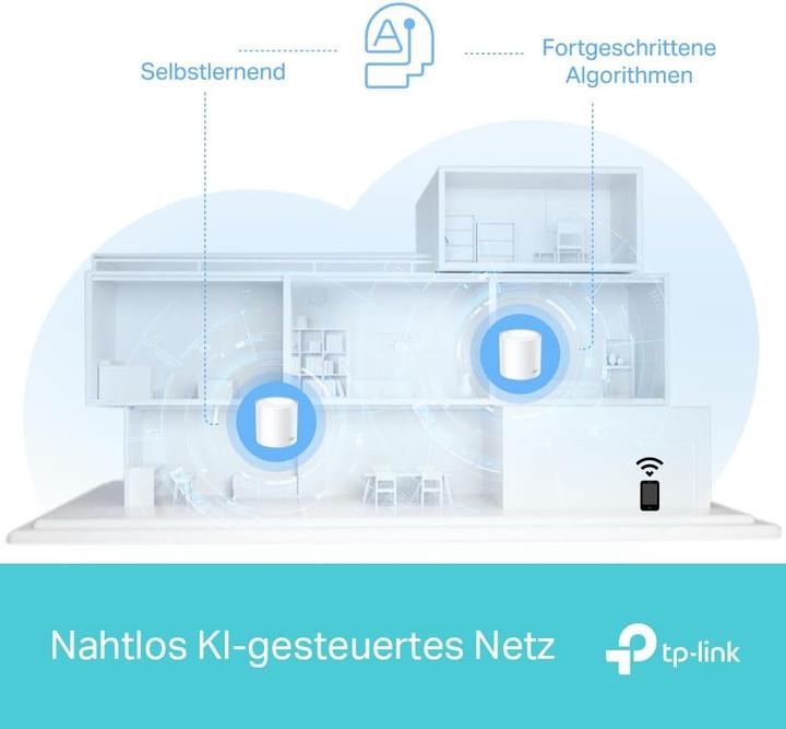 Productafbeelding TP-Link WL-AP Toegangspunt Deco X1500 Mesh System 3-Pack