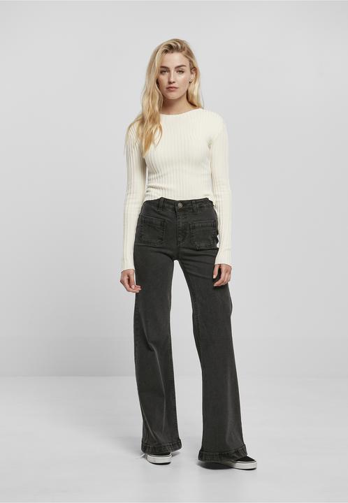 Produktbild Urban Classics Top a Manica Lunga con Schiena Ritorta (S)