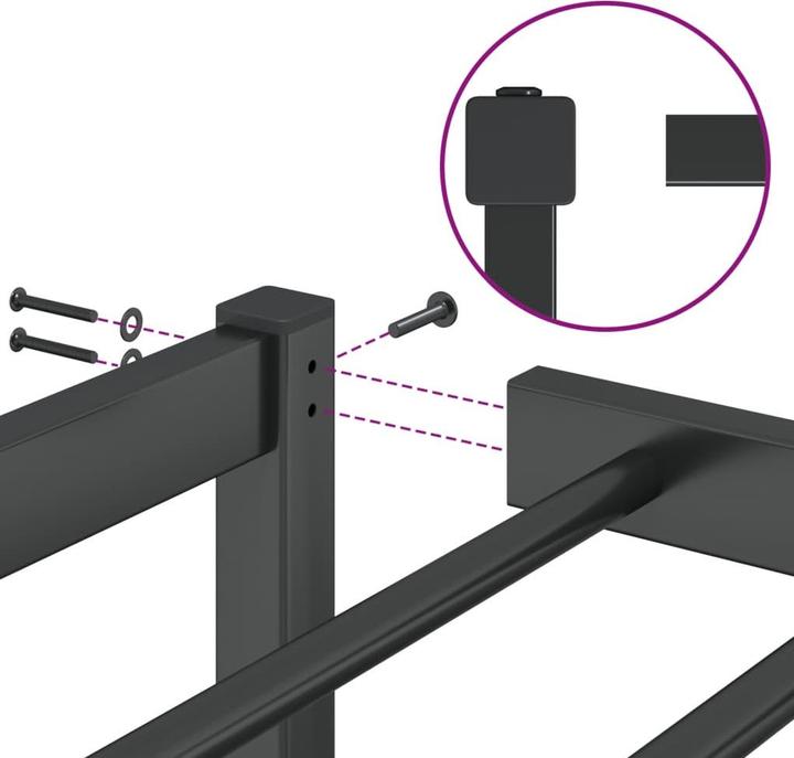 Actual product image vidaXL Bedstead (160 x 200 cm)