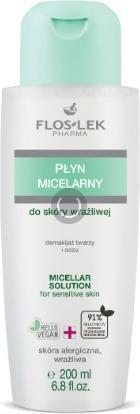 Floslek Sensitive Micellar Liquid For Sensitive Skin Prone To Allergies 225Ml (Mizellenwasser, 225 ml)