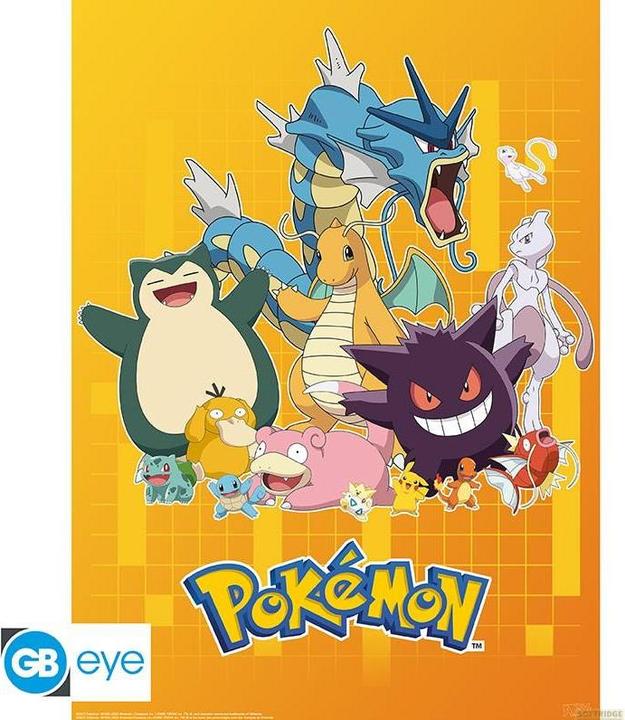 Produktbild GB Eye Pokemon Set 2 Chibi Posters Personnages colorÈs (52x38)