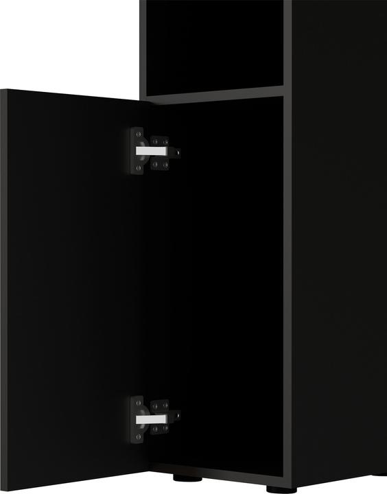 Produktbild VCM Nachtschrank | Masse ca. H. 90 x B. 30 x T. 35 cm | Beistelltisch mit Drehtühr | Nachttisch - Narila (30 x 35 x 90 cm)