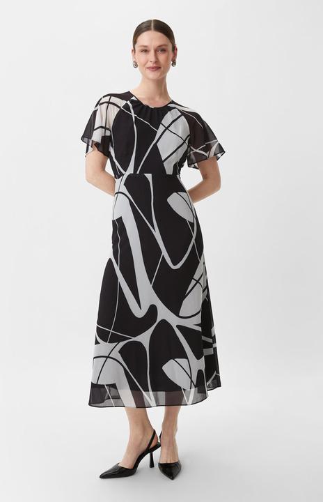 Actual product image Comma Kleid Maxi-Kleid aus Chiffon (36)