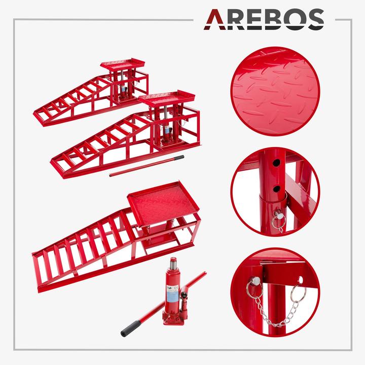 Image du produit Arebos Rampe pour voitures