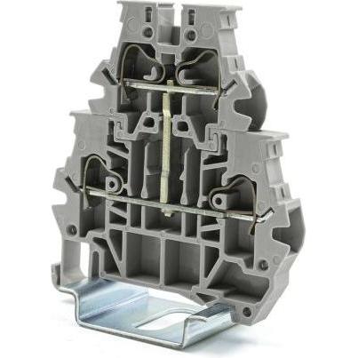 Rs Pro Reihenklemme Blau, 4mm², 1 kV / 32A, Feder, Elektronikkabel + Stecker, Blau