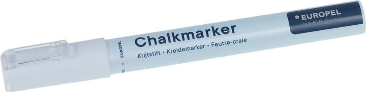 Immagine prodotto Europel Pennarello a gesso da 3 mm, confezione da 8, bianco (Bianco, 3 mm, 8 x)