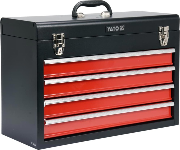 Actual product image Yato Tool box YT-08874, 4 drawers