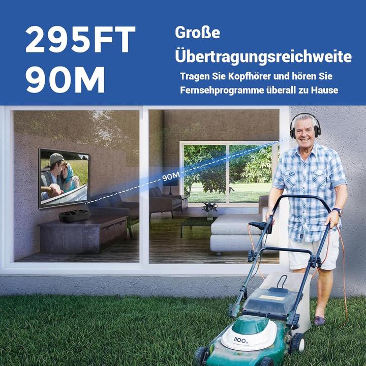 Produktbild Zupviy Kabellose TV-Kopfhörer M98A inkl. Ladestation (Kabellos)