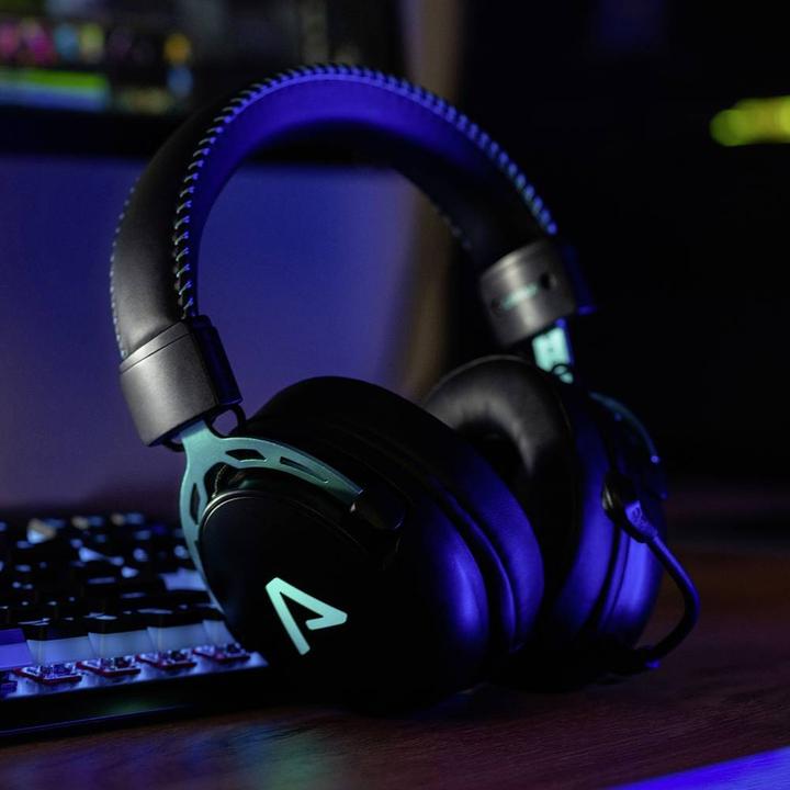 Productafbeelding Lamax LMXHDE1 hoofdtelefoon/hoofdtelefoon Wired Head-band Gaming Zwart (Bedraad)