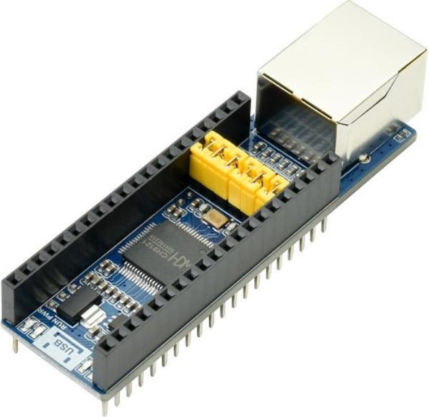 Produktbild WaveShare Ethernet zu UART Converter für Raspberry Pi Pico