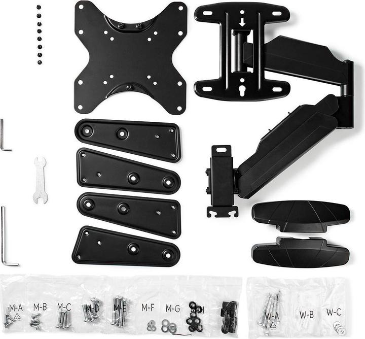 Produktbild Nedis Schwenkbare TV-Wandhalterung, 23-55" (Wand, 30 kg, 23" - 55")