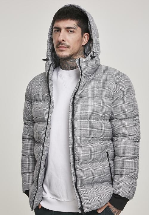 Produktbild Urban Classics Hooded Check Puffer Jacket (S)