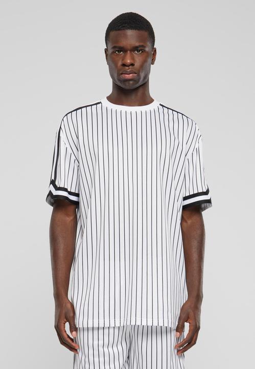 Produktbild Urban Classics Oversized Striped Mesh Tee - 138093 (XXL)