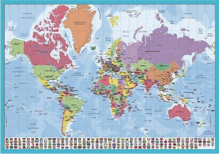 Image du produit Eibert Visual Carte du monde (40 x 60 cm)