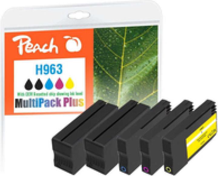 Image du produit Peach Encre HP No. 963 Multi-Pack Plus C/M/Y/BK (CF)