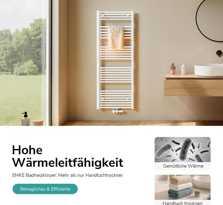Produktbild Emke Elektrischer Badheizkörper (761 W)