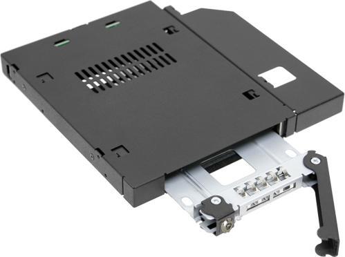 Actual product image Icy Dock 2.5" SATA/SAS HDD/SSD removable frame for slim ODD/FDD bay with lock