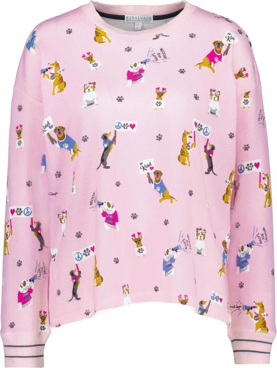 Actual product image Pj Salvage Woof of Love" pyjama top (40, L)