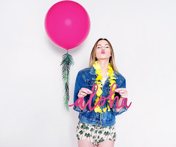 Produktbild Partydeco Ballon Jumbo Fuchsia Pastel (1x)