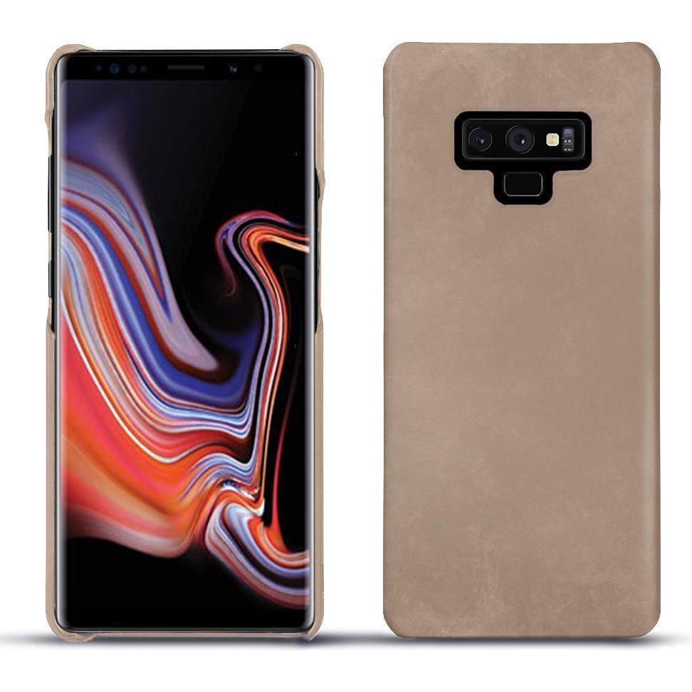 Noreve Lederschutzhülle (Samsung Galaxy Note 9), Smartphone Hülle, Beige
