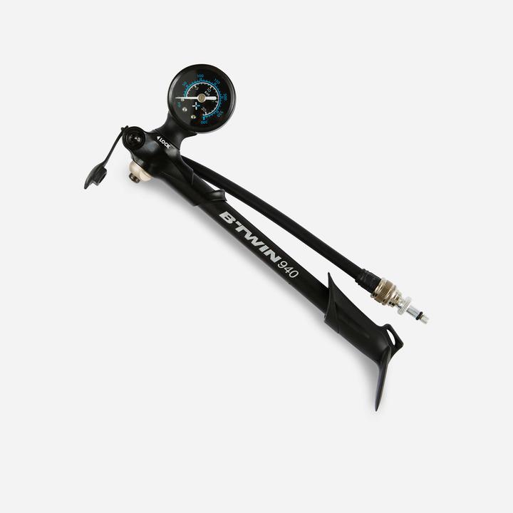 Produktbild Rockrider Federpumpe mit Manometer