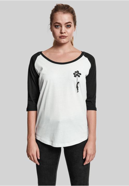 Produktbild Merchcode Ladies Brandalised - Banksy's Graffiti Balloons Raglan Tee (S)