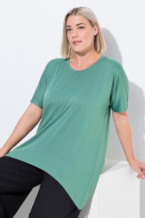 Actual product image Ulla Popken Quick Drying Pointed Hem Stretch Fit Tee (42, 44)