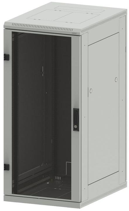 Produktbild Triton 19"Schrank 22HE, B600/T 900, Lichtgrau, bis 800Kg, Glastür