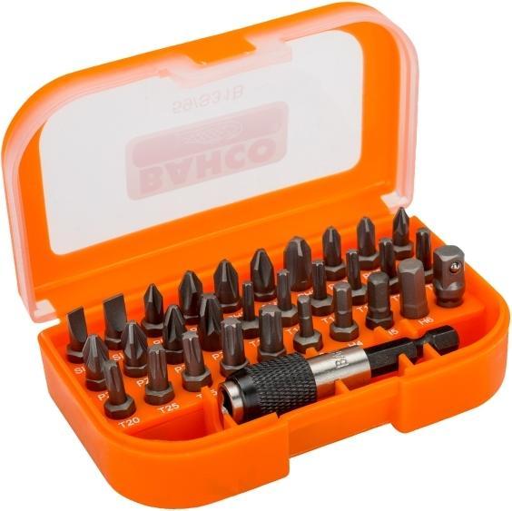 Actual product image Bahco bitssaet 1/4" 31 dele LIGE-PH-PH2G-PZ-TX-HEX (31)