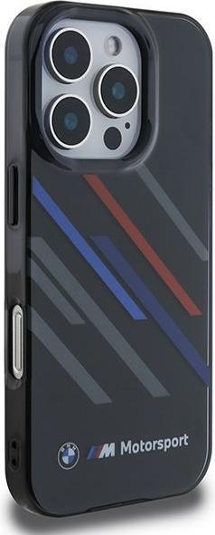 Produktbild BMW BMHCP16X23HTRAK iPhone 16 Pro Max 6.9" czarny/black hardcase Motosport IML Random Stripes (Apple iPhone 16 Pro Max)