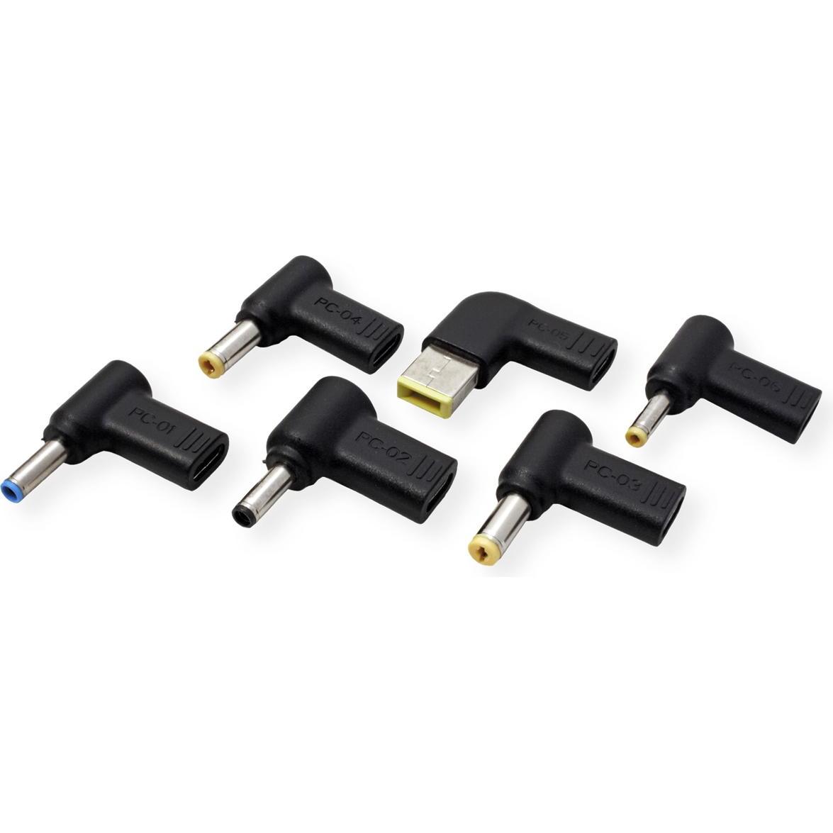 Thumbnail - Xilence USB-C Mini Adapter Tips Set (XM022), Notebook Netzteil, Schwarz