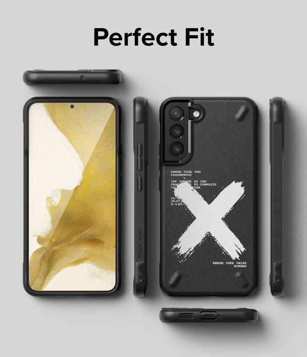 Produktbild Ringke Onyx Design Durable Case for Samsung Galaxy S22 + (S22 Plus) Black (X) () (Samsung Galaxy S22+)