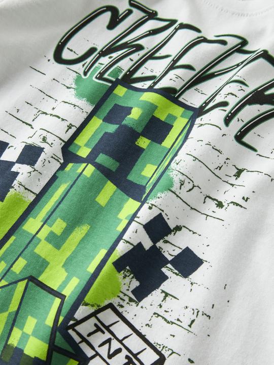 Name IT Nkmnif Minecraft SS Nreg Top Lnoos Bfu Bambini E Ragazzi