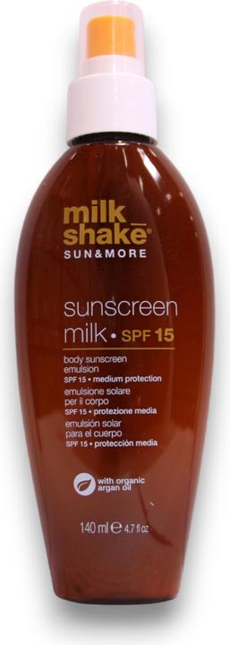 Milk_Shake Latte solare Sun&More SPF15 (Latte solare, SPF 15, 140 ml)