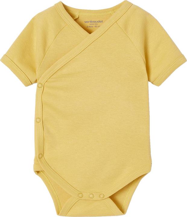 Immagine prodotto Vertbaudet Bio-Kollektion: 5er-Pack Baby Kurzarm-Bodys in Wickelform (56)