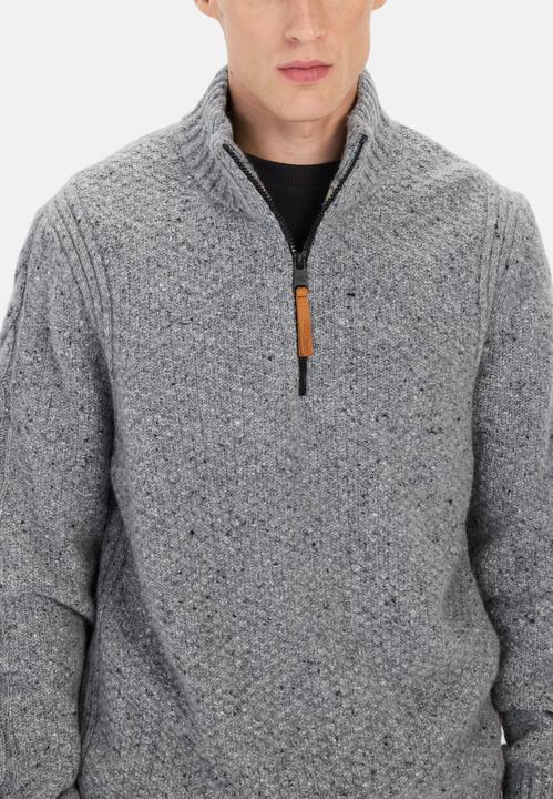 Produktbild Camel Active Strickpullover mit Troyer-Kragen (3XL)