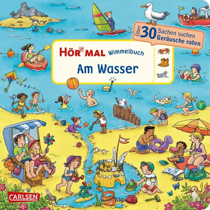 Produktbild Hör mal (Soundbuch): Wimmelbuch: Am Wasser (Deutsch)