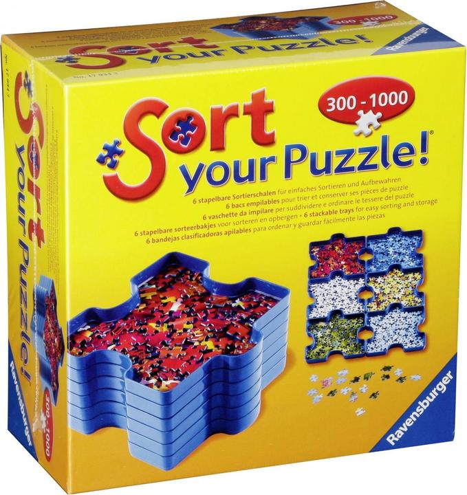 Actual product image Ravensburger Stackable type trays (1000 pieces)