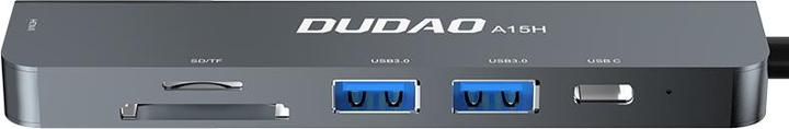 Produktbild Dudao Alu 6-in-1 USB3.0 Fast Hub multi-functional (USB-C, 6 Ports)