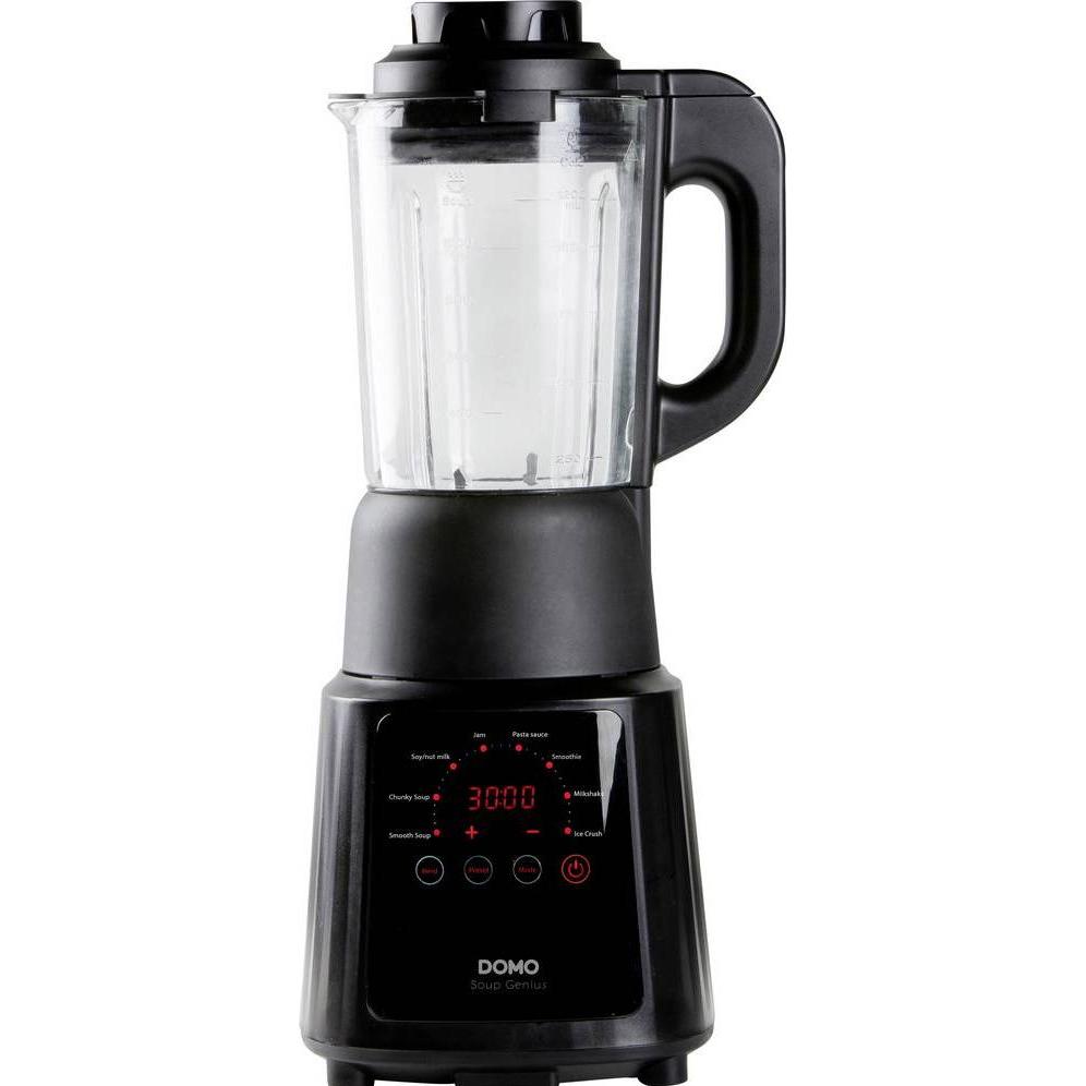 Domo Digital Genius DO726BL Suppenbereiter Schwarz, Standmixer, Schwarz
