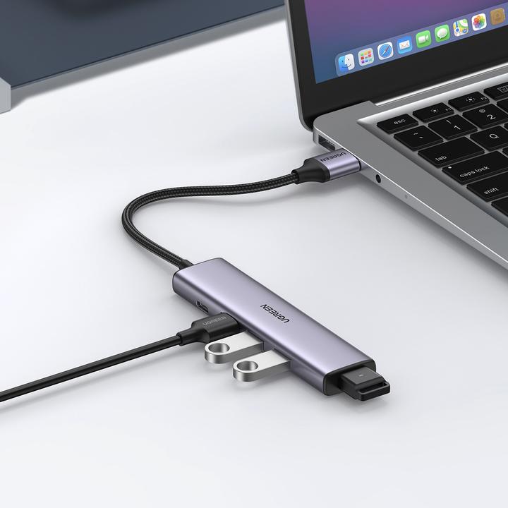 Immagine prodotto Ugreen HUB USB CM473 1x USB-C + 4x USB-A 3.0 (UGR1320) (USB-A, 5 porte)