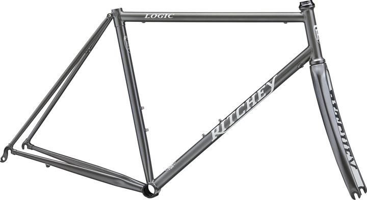 Ritchey Kit telaio Road Logic, 700C, 53cm, grigio canna di fucile/bianco